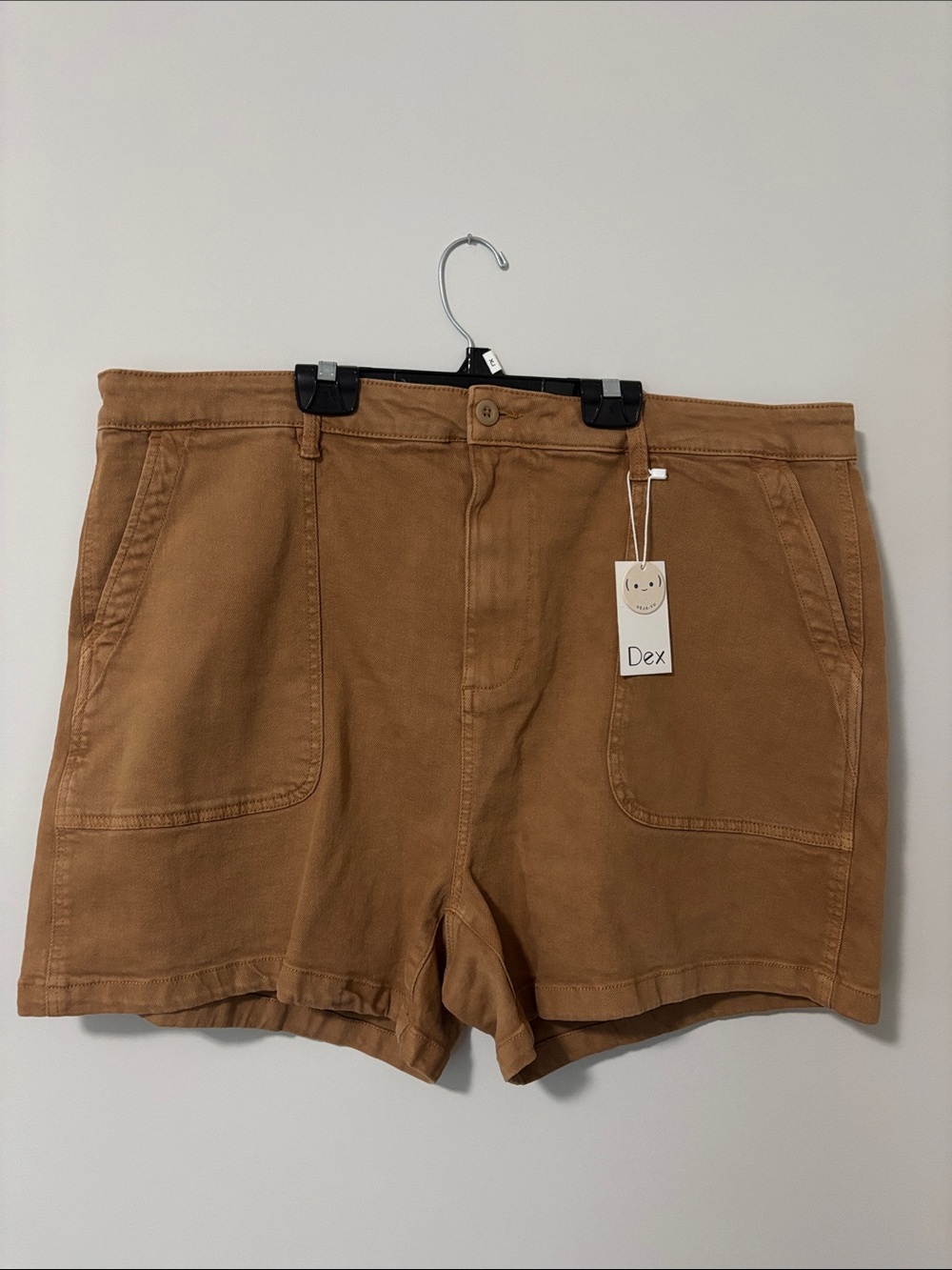 Dex Women’s Tan Jean-Style Shorts